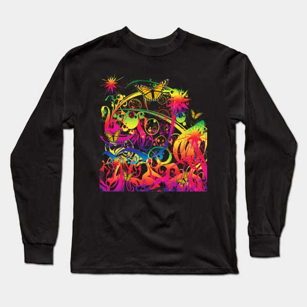 Magic Garden Long Sleeve T-Shirt by icarusismartdesigns